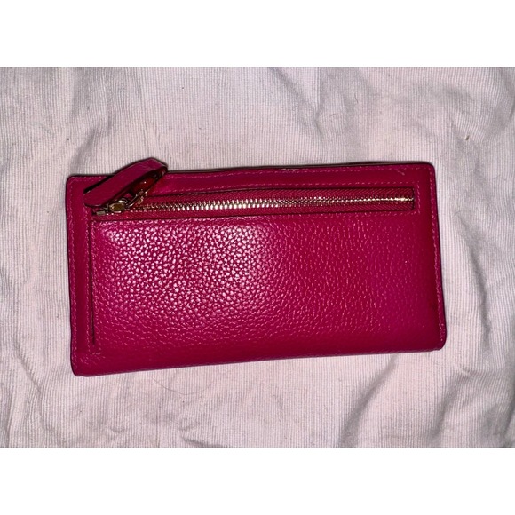 Kate Spade Cameron Street Stacy hot pink bifold large continental wallet - Picture 3 of 8